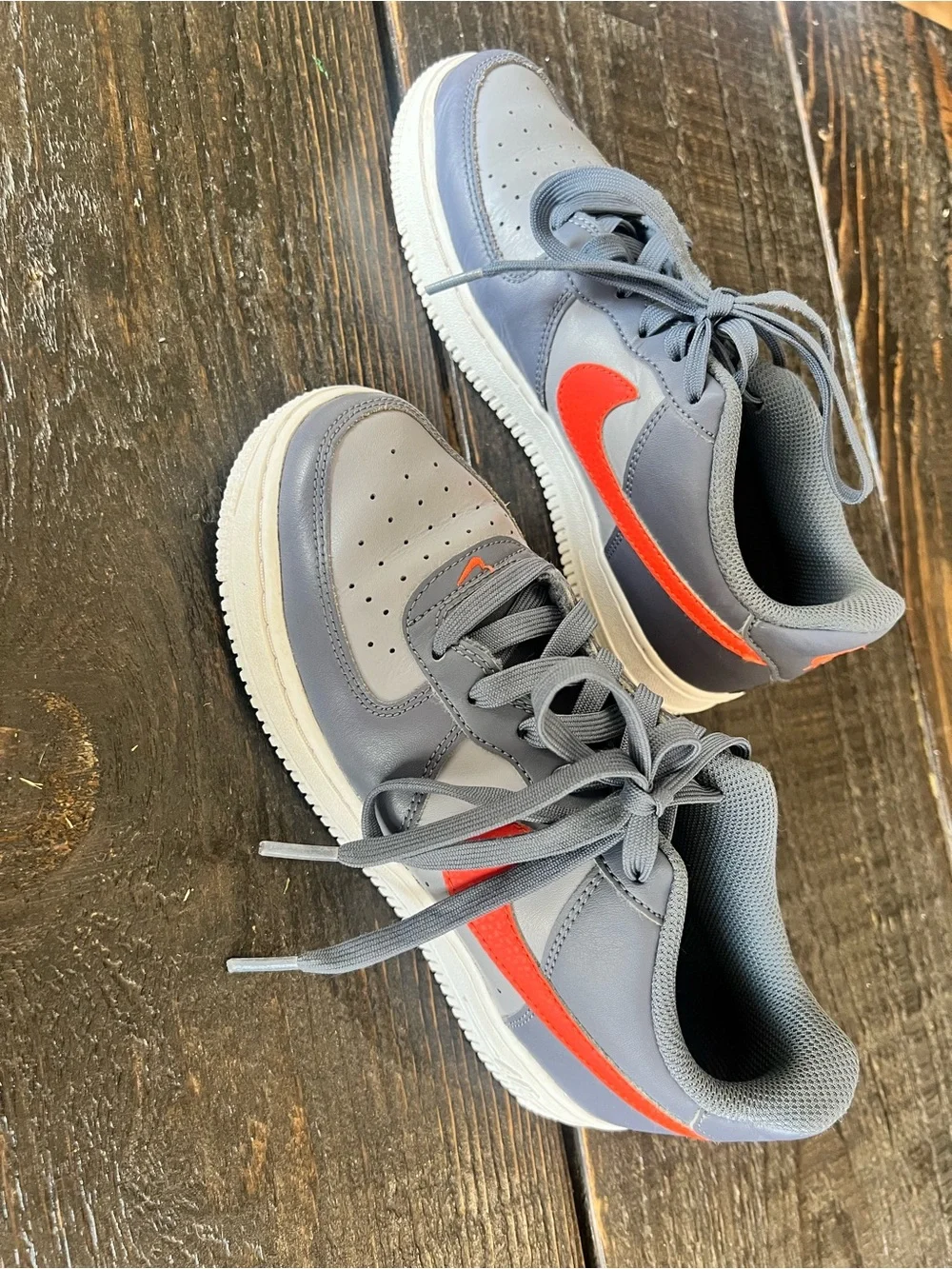Nike Force 1 Low sneakers Orange & Grey